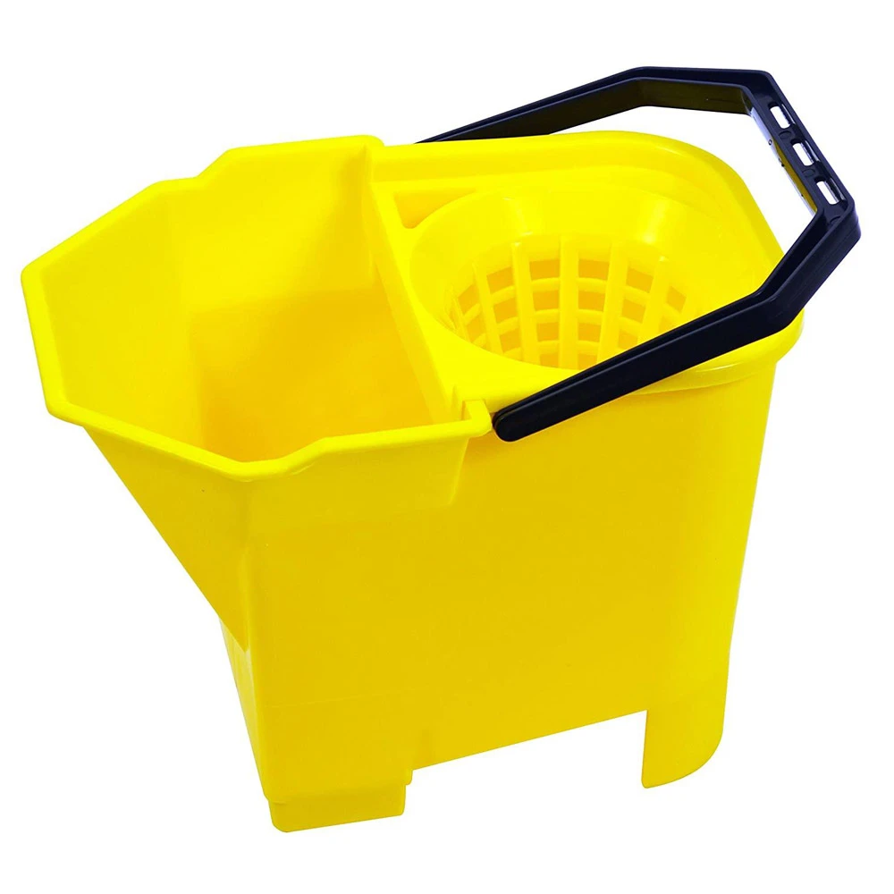  JanSan Bulldog Mop Bucket 6 Litre Yellow 