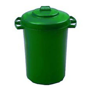  JanSan Dustbin 110 Litre With Lid Green 