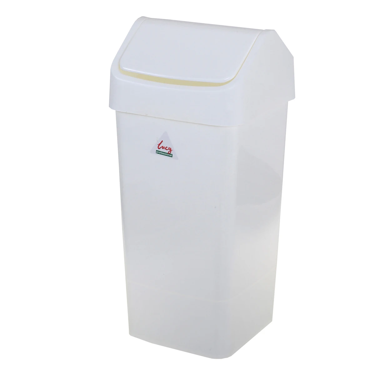 Lucy Swing Top Bin 50 Litre White 