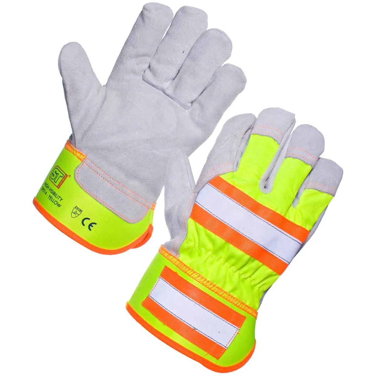 JanSan High Visibility Gloves 