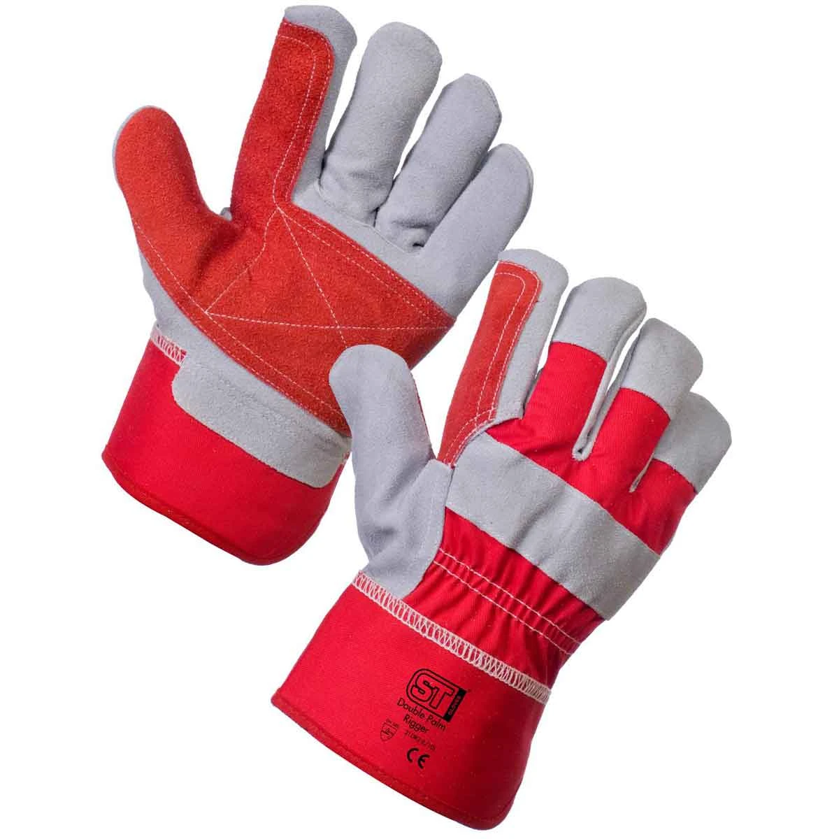 JanSan Elite Riggers Gloves Red 