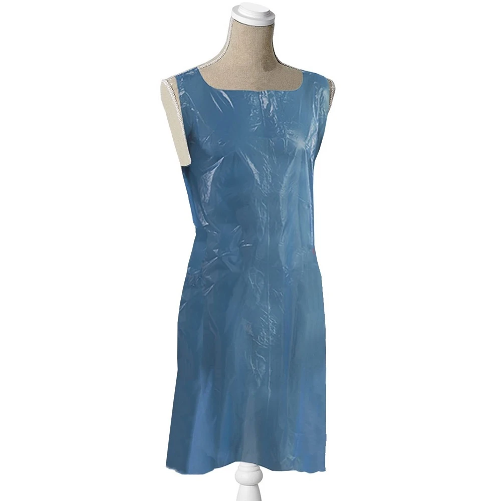 JanSan Disposable Polythene Apron Roll Blue