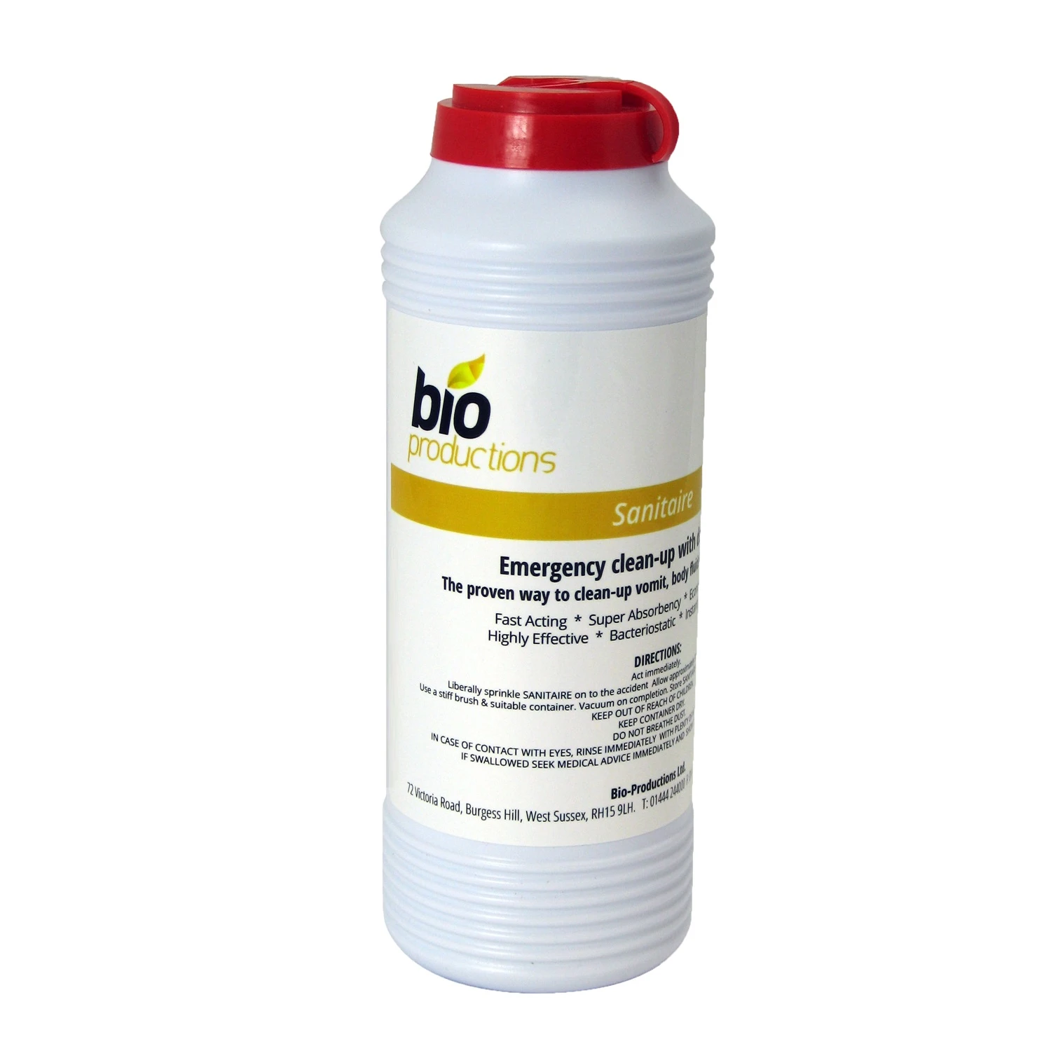  Bio Productions Sanitaire Emergency Spill Clean Up Powder 240g