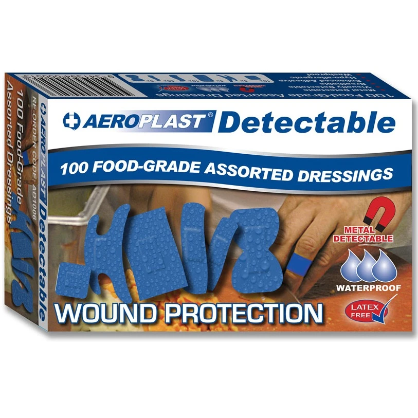  HSE Detectable Plasters Assorted Blue 