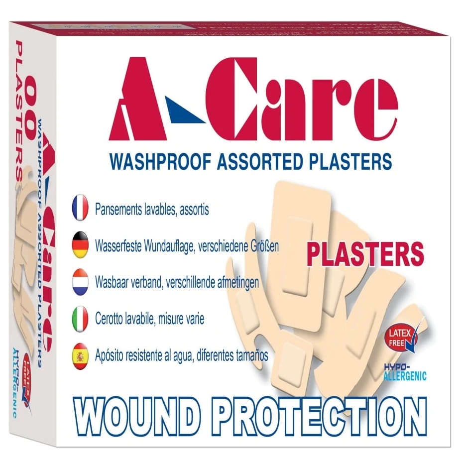 HSE Waterproof Plasters Assorted Pink 