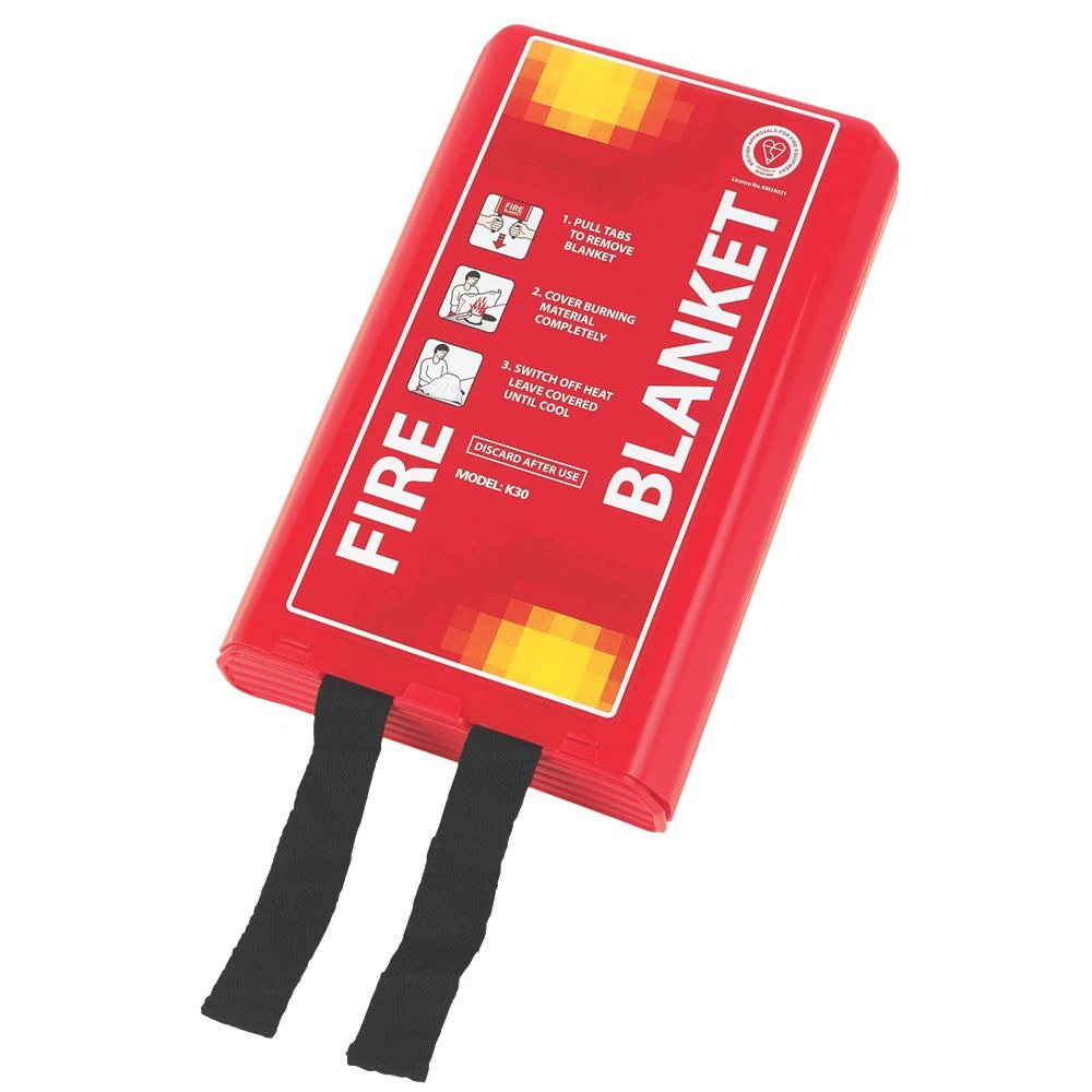  JanSan Fire Blanket 1m x 1m Rigid Box 