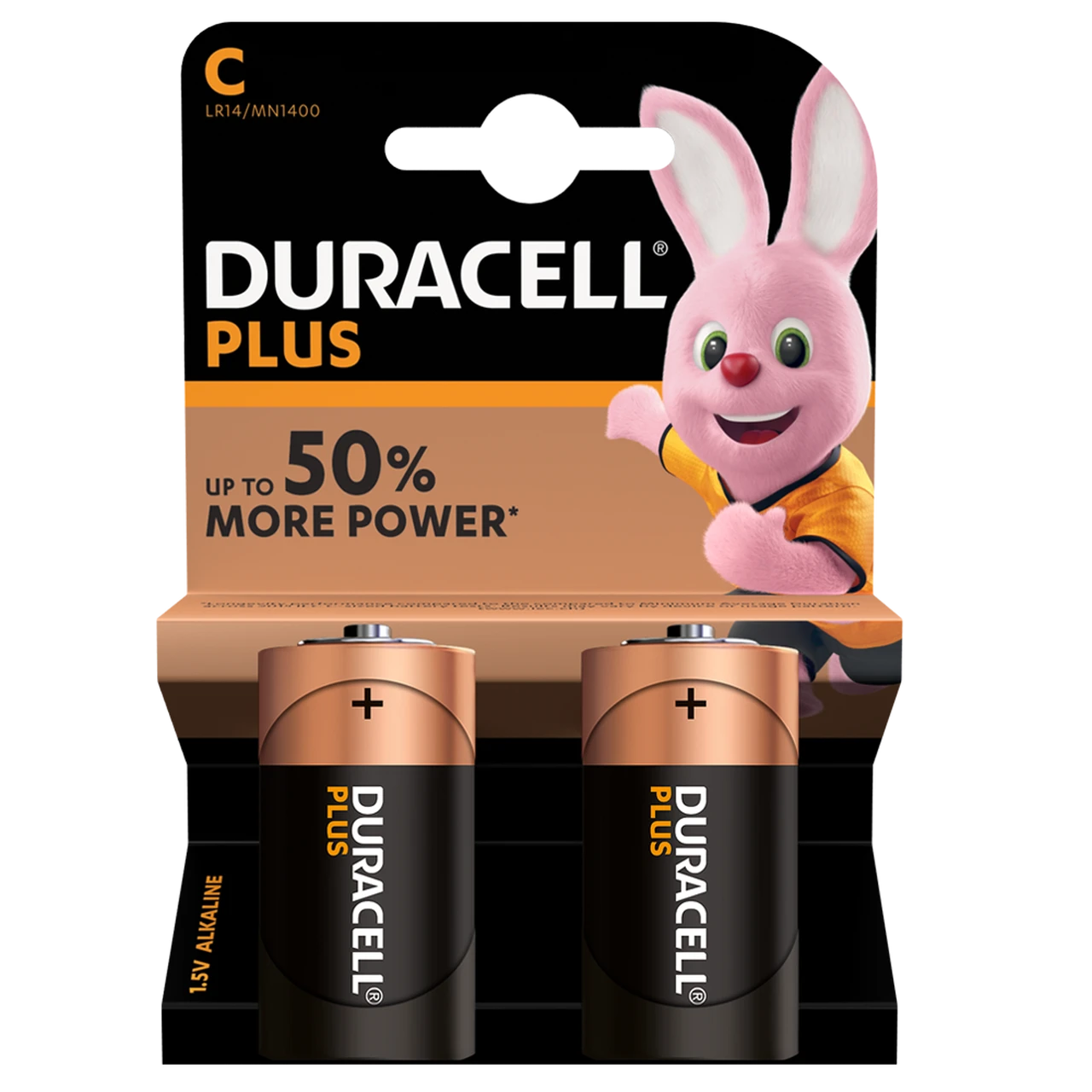  Duracell Plus C LR14 Batteries 