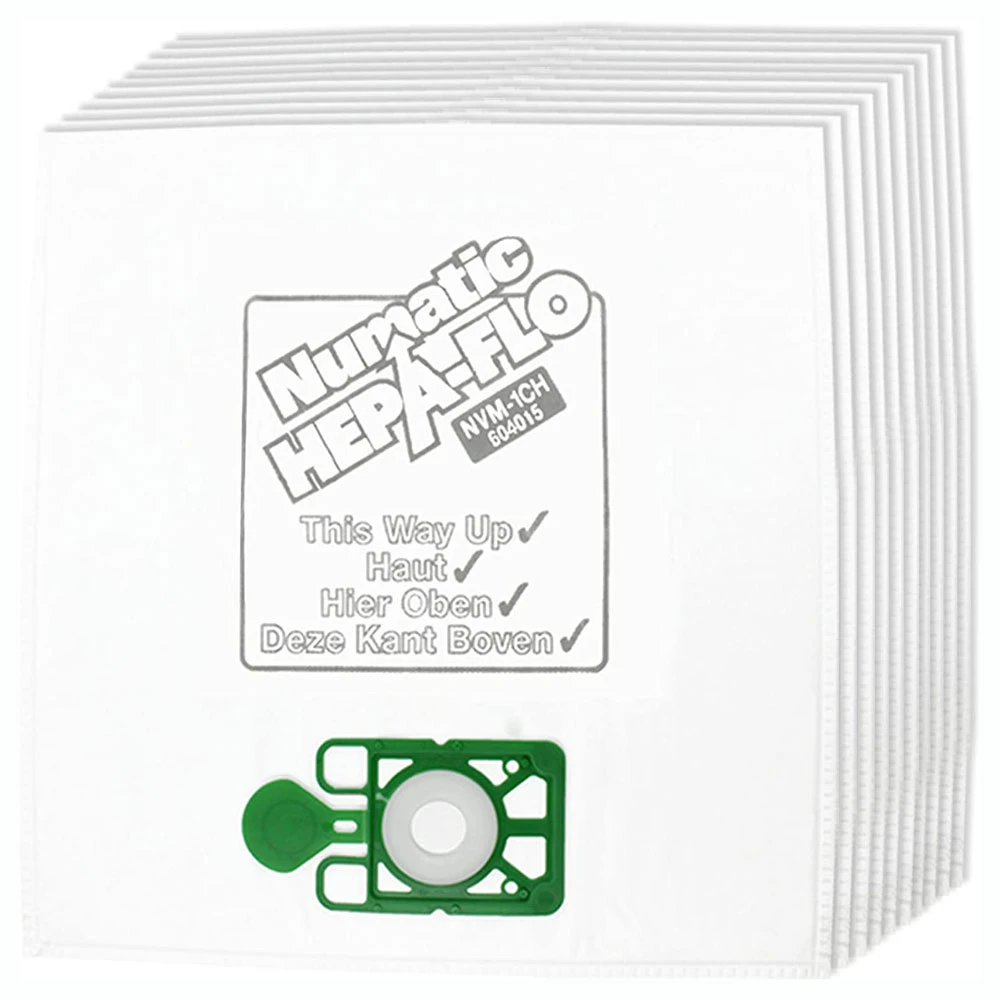 Numatic NVM-1CH 604015 HepaFlo Dust Dry Filter Vacuum Bags