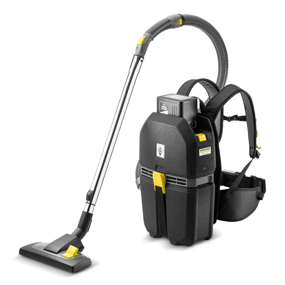  Karcher BVL 5/1 BP Commercial Backpack Battery Vacuum Cleaner 5 Litres 36v