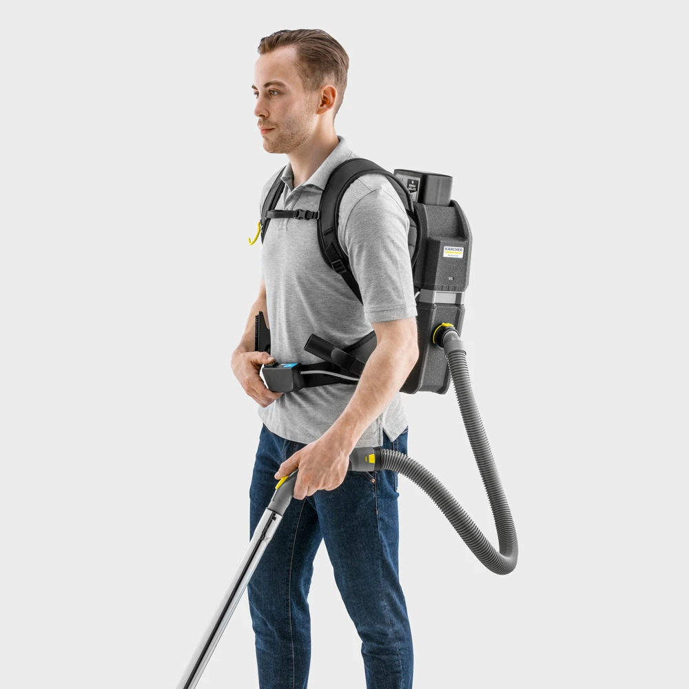 Karcher BVL 5/1 BP Commercial Backpack Battery Vacuum Cleaner 5 Litres 36v