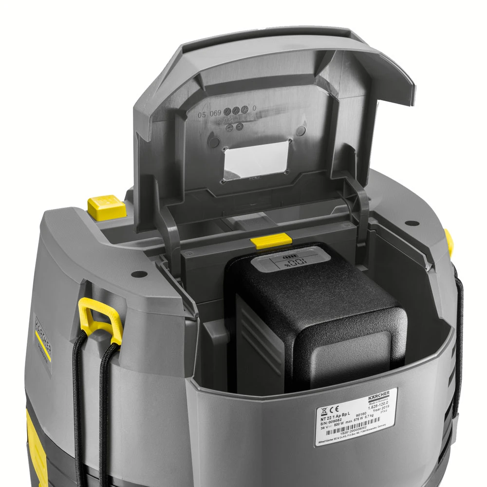 Karcher NT 22/1 AP BP PACK L Battery Wet & Dry Vacuum Cleaner 22L 36v