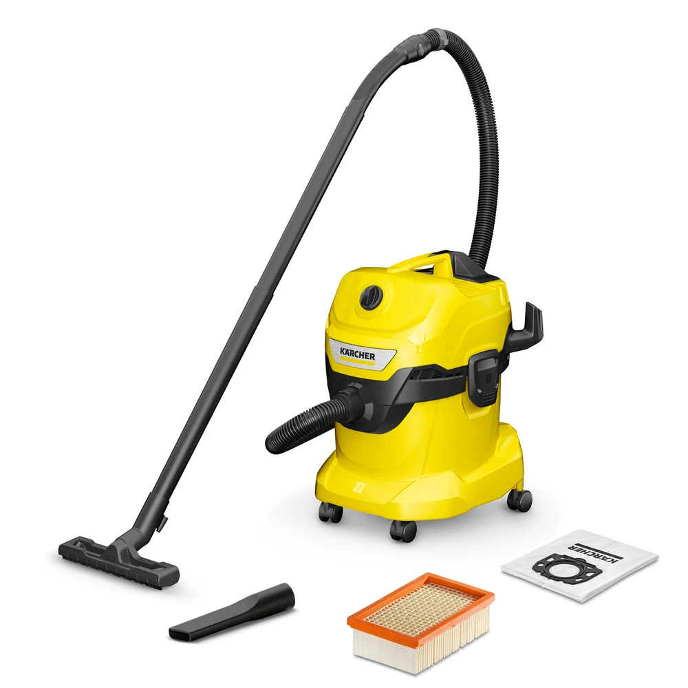  Karcher WD4 Wet & Dry Vacuum Cleaner 240v 20L