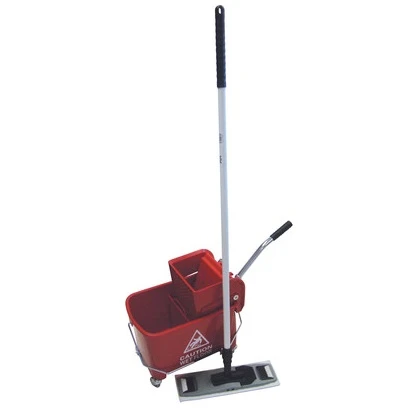 JanSan Microspeedy Microfibre Flat Mopping System Red