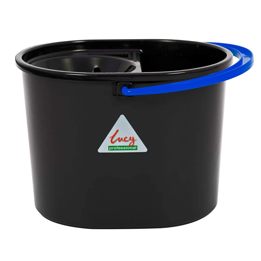  JanSan Recycled Oval Bucket & Wringer 5L Blue