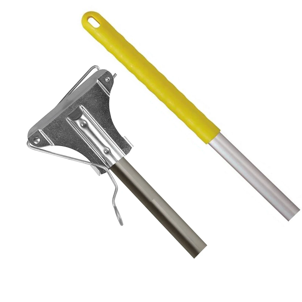 JanSan Kentucky Powder Coated Handle & Metal Fitting 54" 137cm Yellow