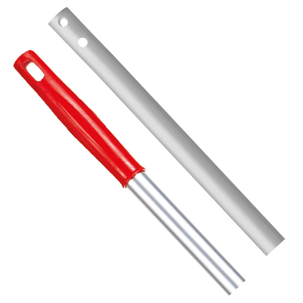  JanSan Lightweight Aluminium E Clip Handle 54" 137cm Red