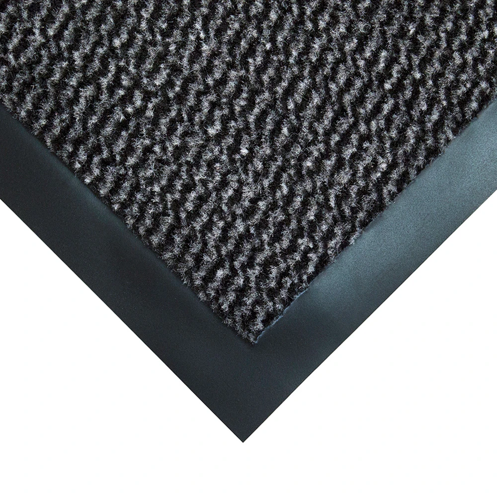 Coba Vyna-Plush Entrance Barrier Doormat Grey 0.6m x 0.9m 36&quot;