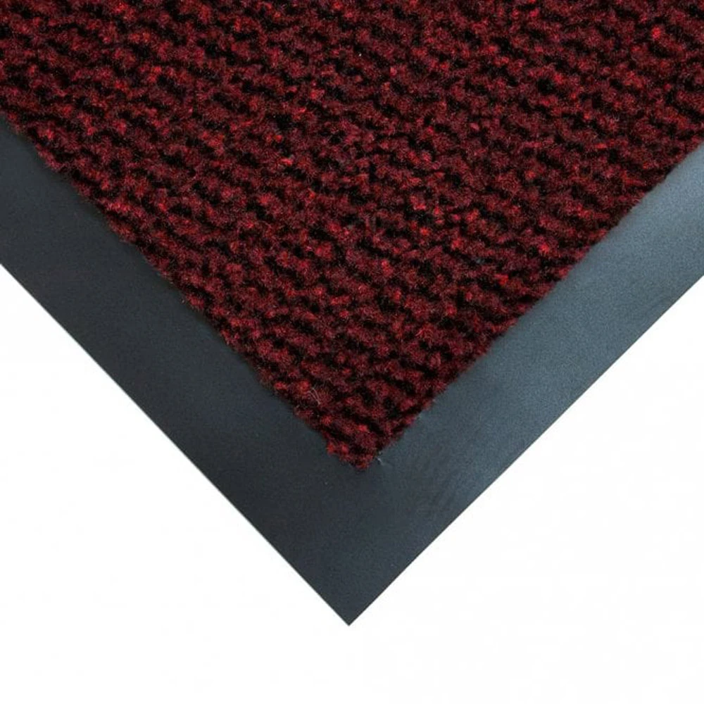  Coba Vyna-Plush Entrance Barrier Doormat Red 0.6m x 0.9m 36"