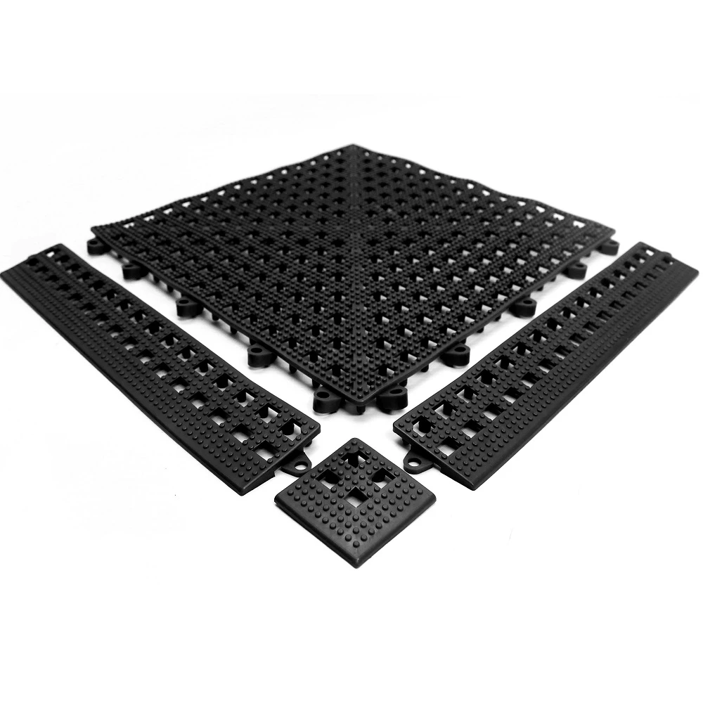 Coba Flexi-Deck Anti Slip Leisure Safety Mat 30cm Black