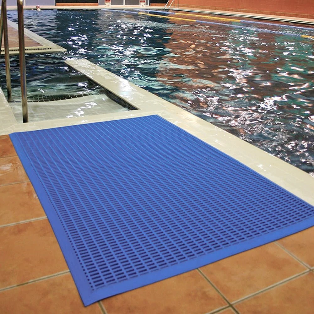 Coba Leisure & Pool Area Safety PVC Mat Blue 0.60m x 1.2m 47"