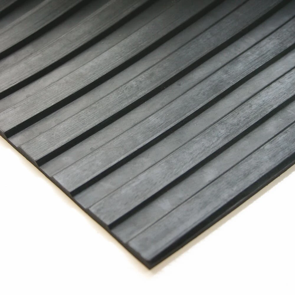  Coba Anti-Slip Fluted Rubber Mat Black 90cm x 3 Milimeter x 3 Meter