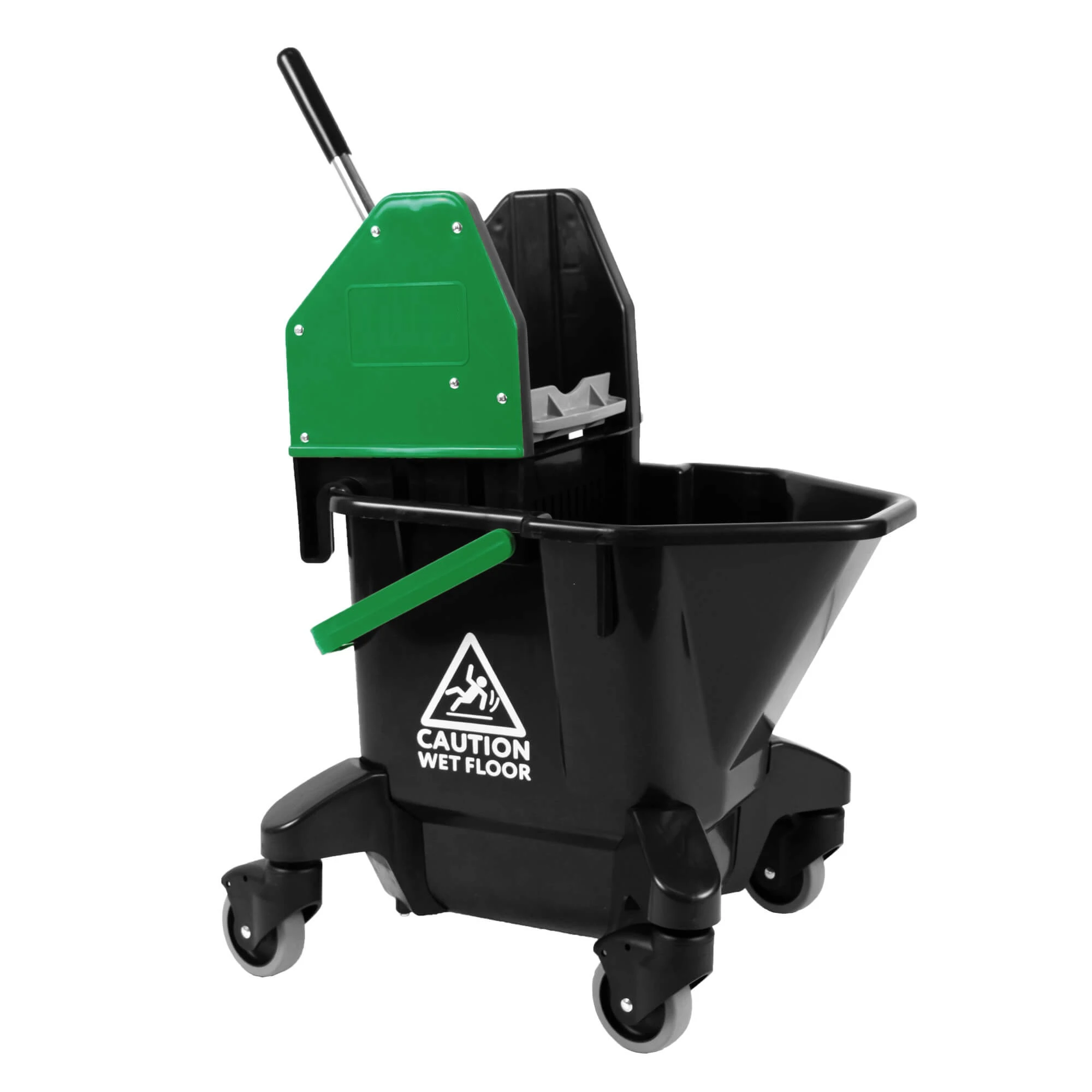 JanSan Recycled Kentucky Bucket &amp; Wringer 13 Litre Green