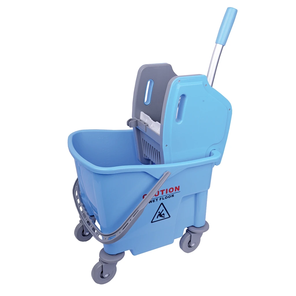  JanSan Buffalo Kentucky Bucket & Plastic Wringer 25 Litre Blue