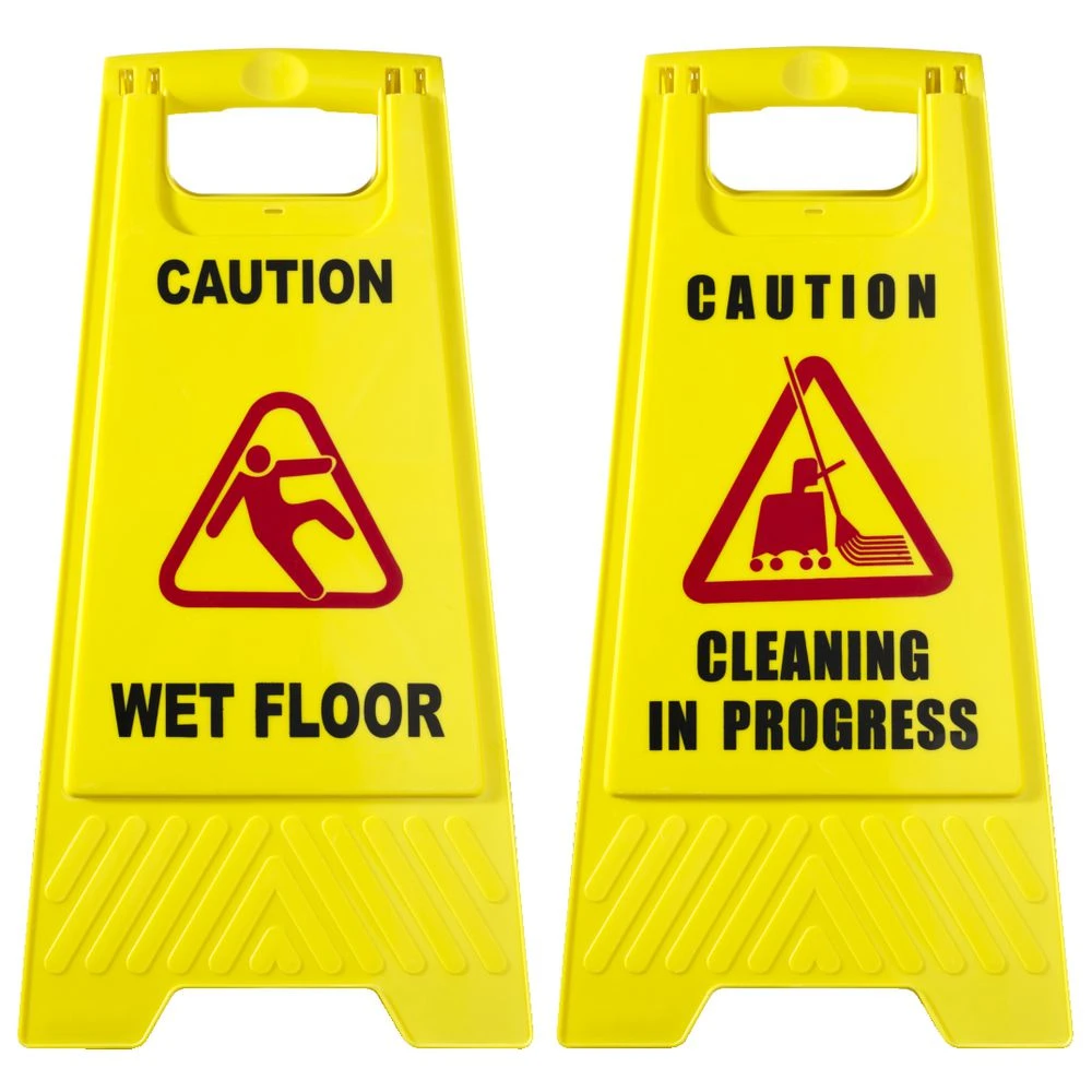 Enov Floor Sign CAUTION WET FLOOR CLEANING in PROGRESS