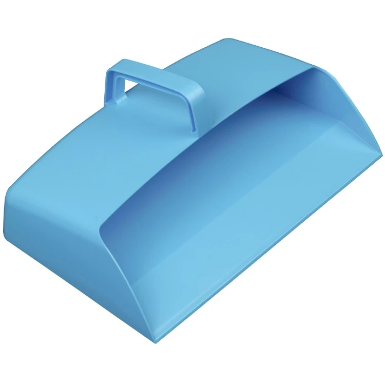  JanSan Enclosed Plastic Dustpan 12" Blue 