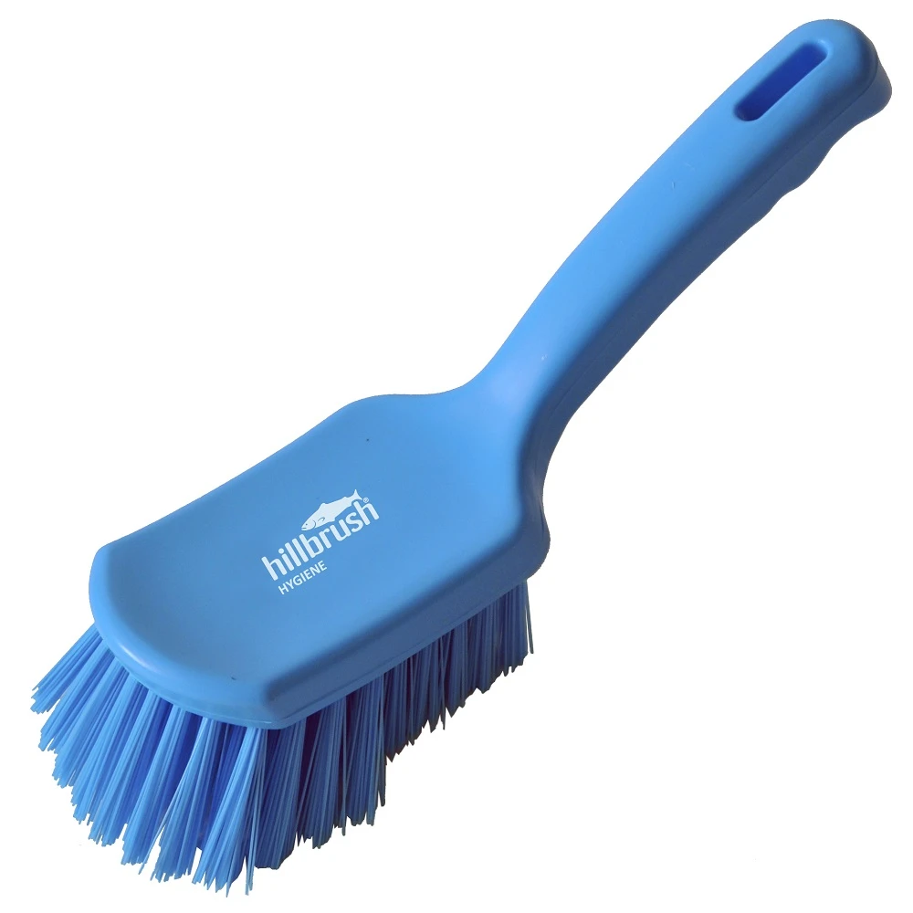  HillBrush Premier Hand Churn Brush Medium Blue