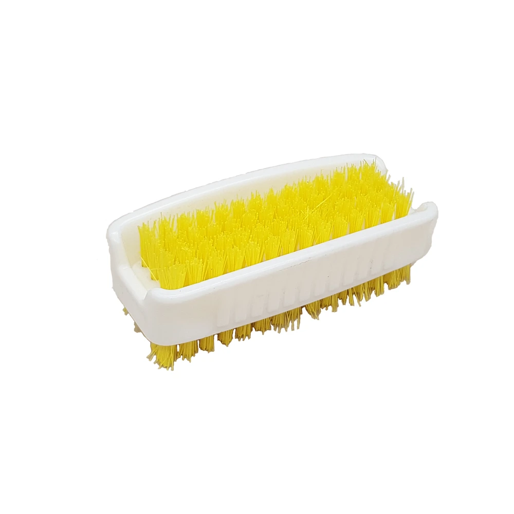  JanSan Double Sided Nail Brush Yellow 