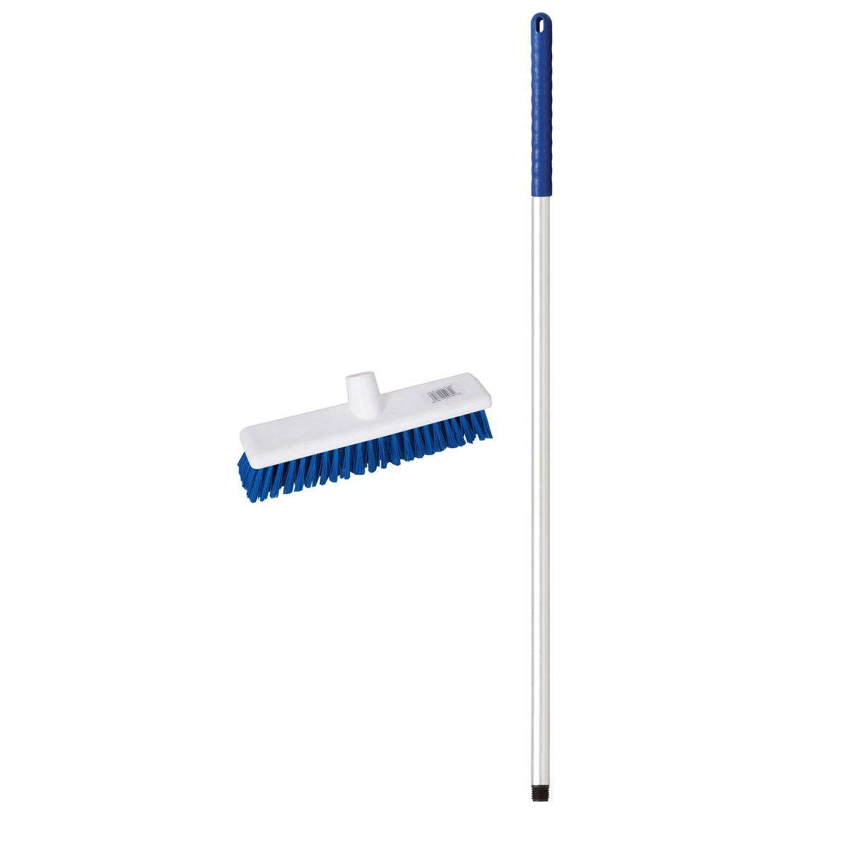 JanSan Washable Soft Broom Complete Blue 12&quot; 30cm