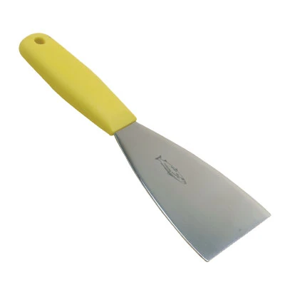  JanSan Hand Scrapers 38mm Stainless Steel Yellow