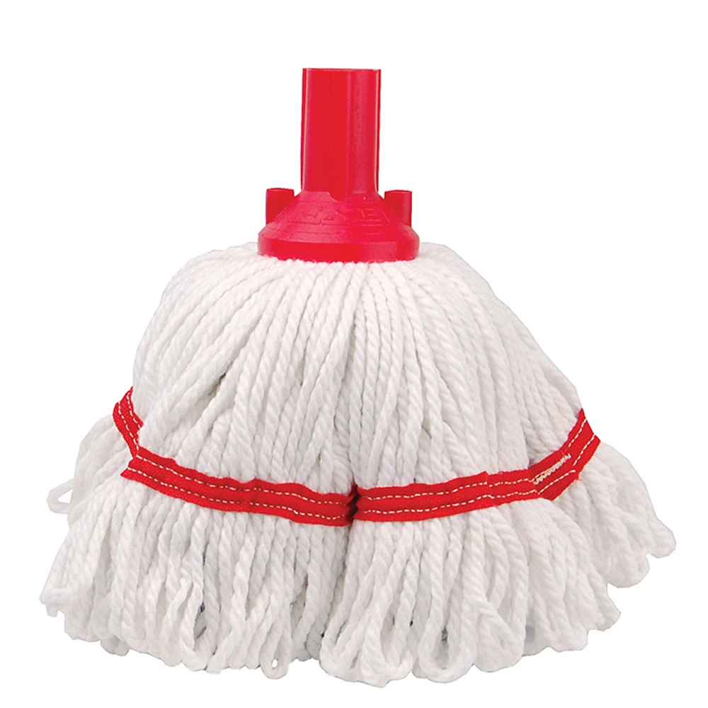 JanSan Exel Revolution Synthetic 250g Mop Heads Red