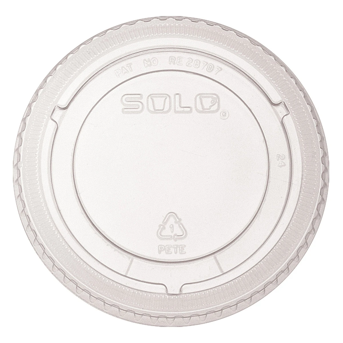 Solo A10021 Ultra Clear Flat Lid No Slot 9oz