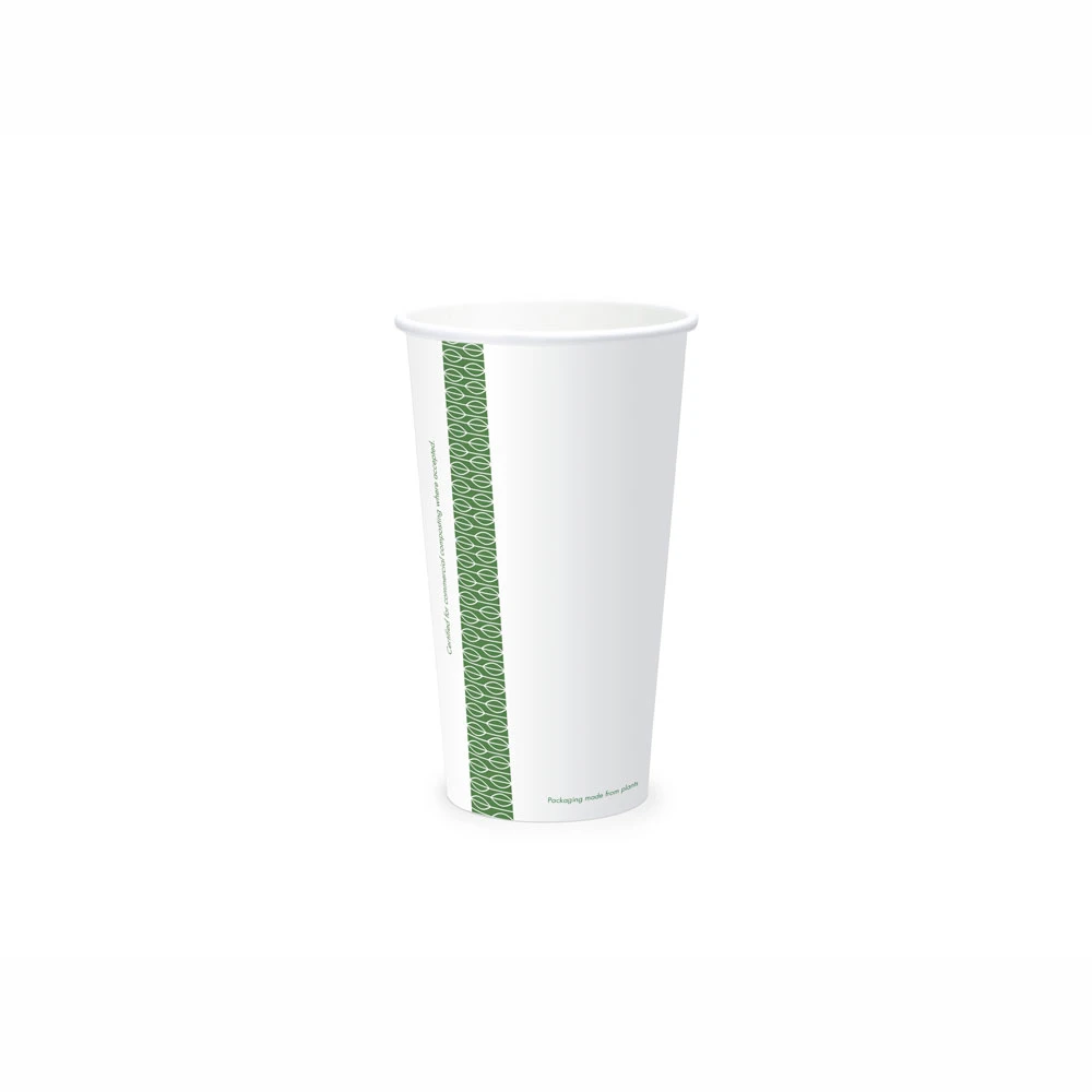  Vegware Green Leaf Cold Paper Cups 76 Series 12oz 355ml