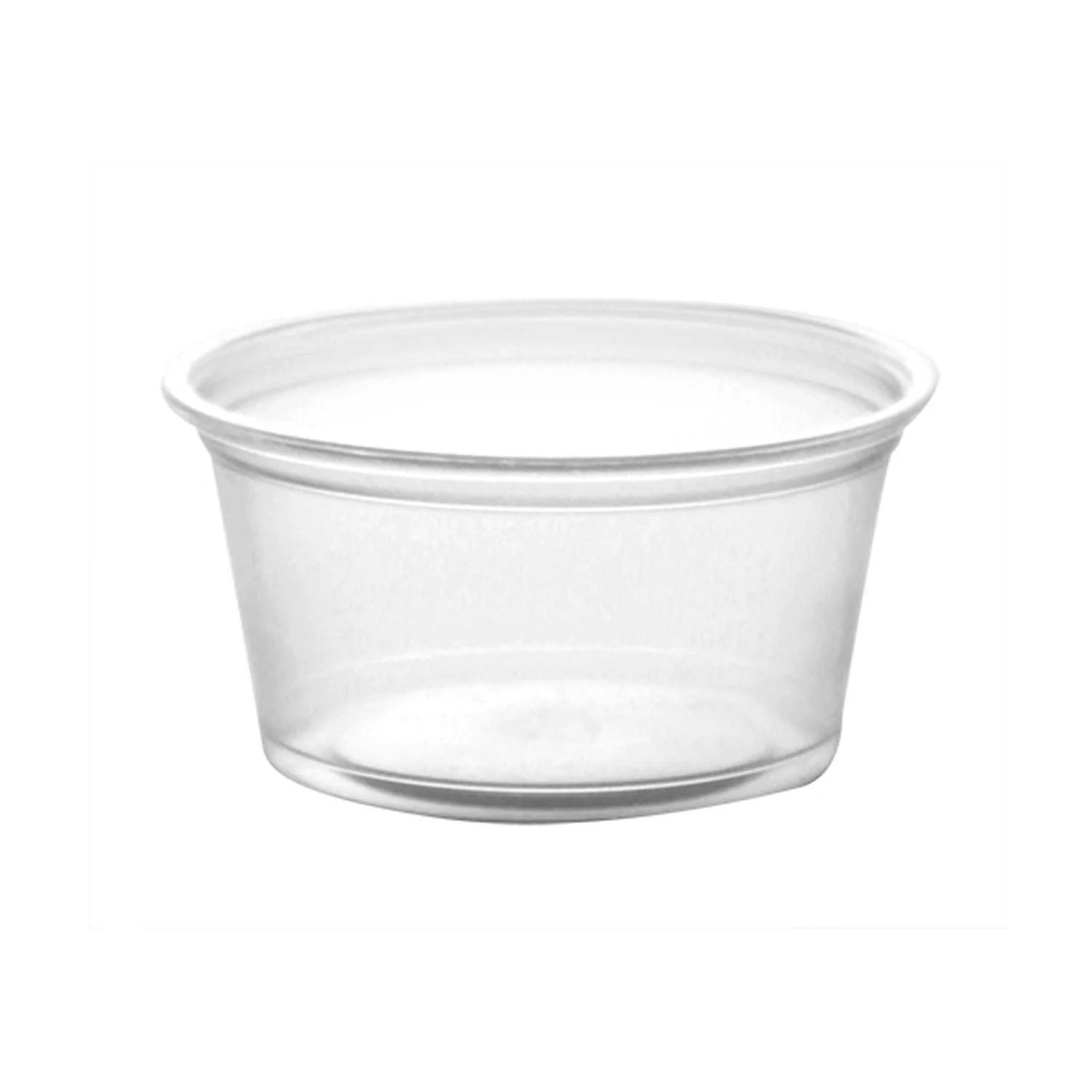  Plastic Souffle Portion Cups Clear 4oz 118ml