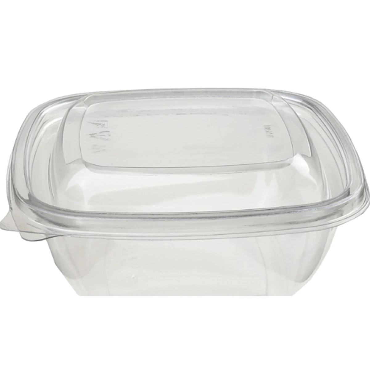  Sabert Classic Square Clear Bowls and Lids 8oz / 250ml