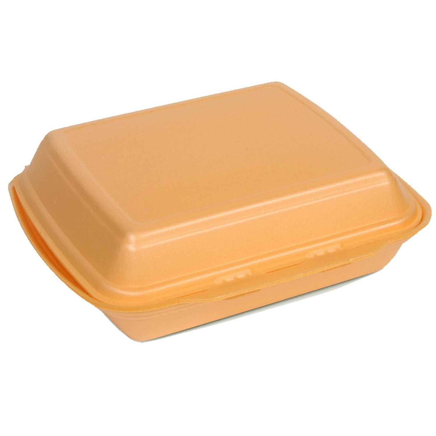 JanSan HP3 Polystyrene Hinged Meal Box 