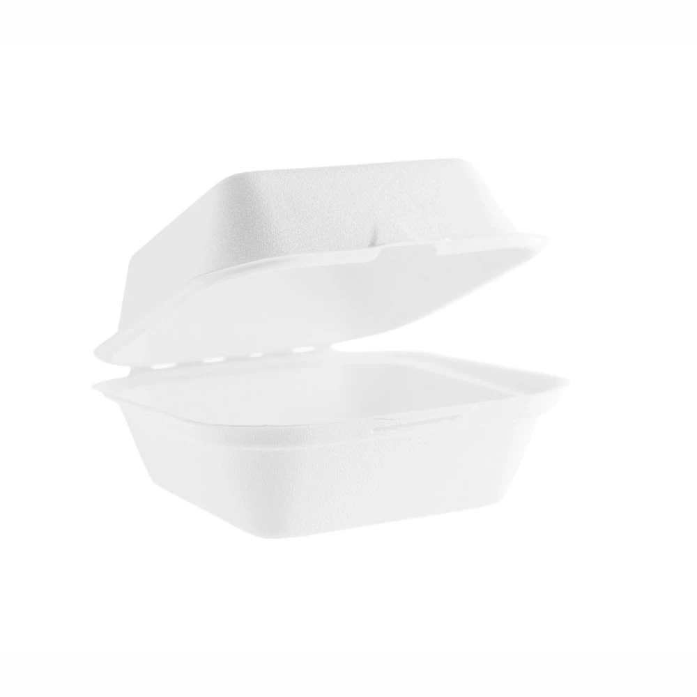 Vegware Bagasse Burger Box 6&quot; 