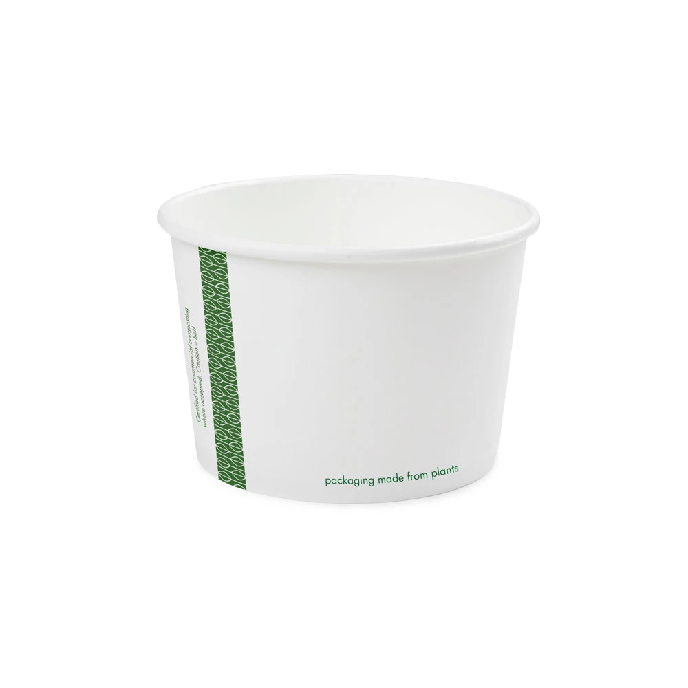  Vegware Green Leaf Soup Container 115 Series 16oz 475ml