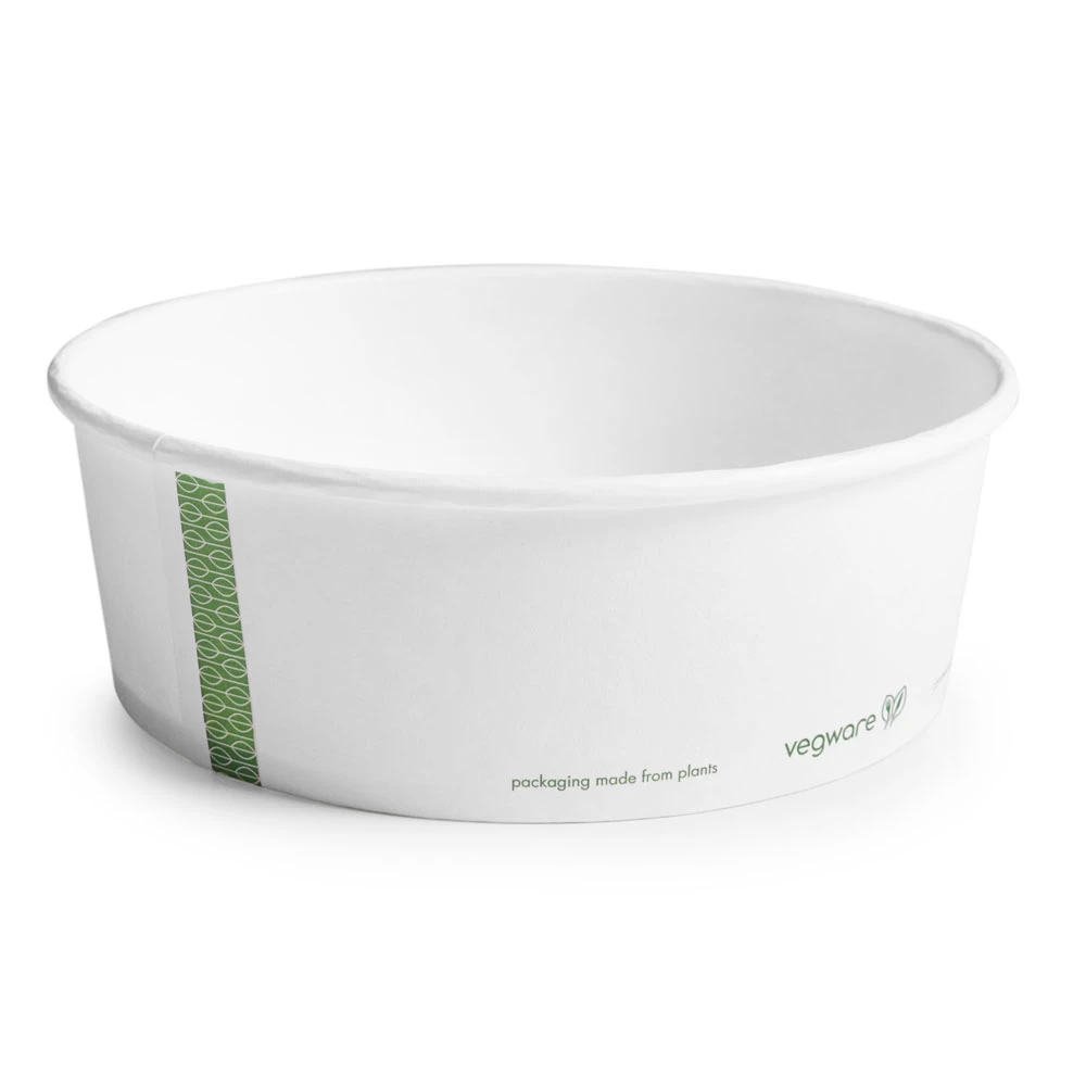 Vegware Green Leaf Food Container 185 Series 32oz 910ml