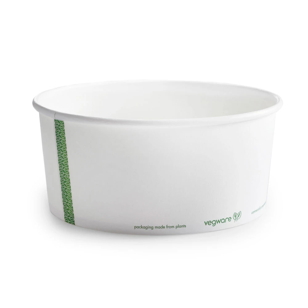 Vegware Green Leaf Food Container 185 Series 48oz 1360ml