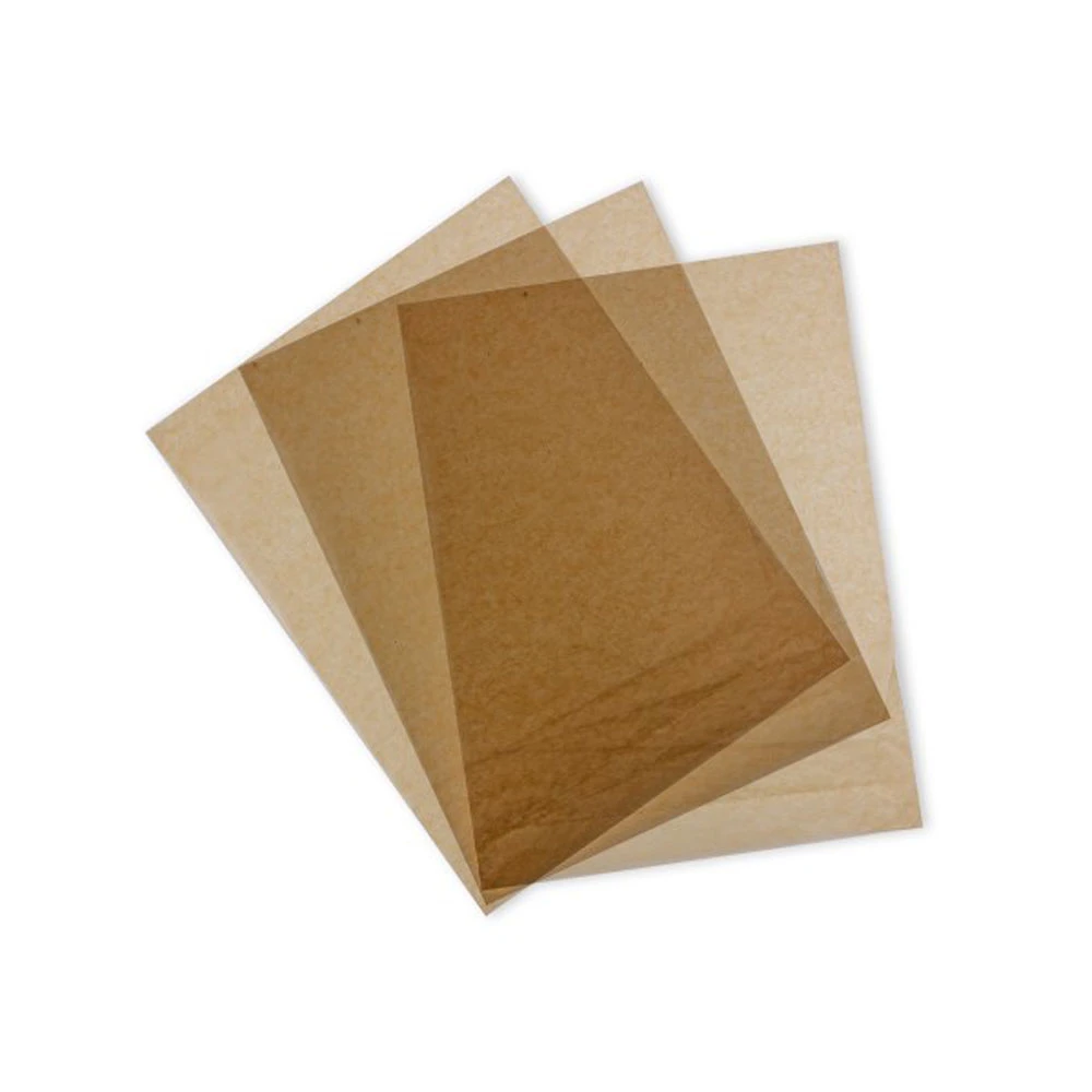 Vegware Compostable Waxed Kraft Deli Greaseproof Sheets 18&quot; 45cm