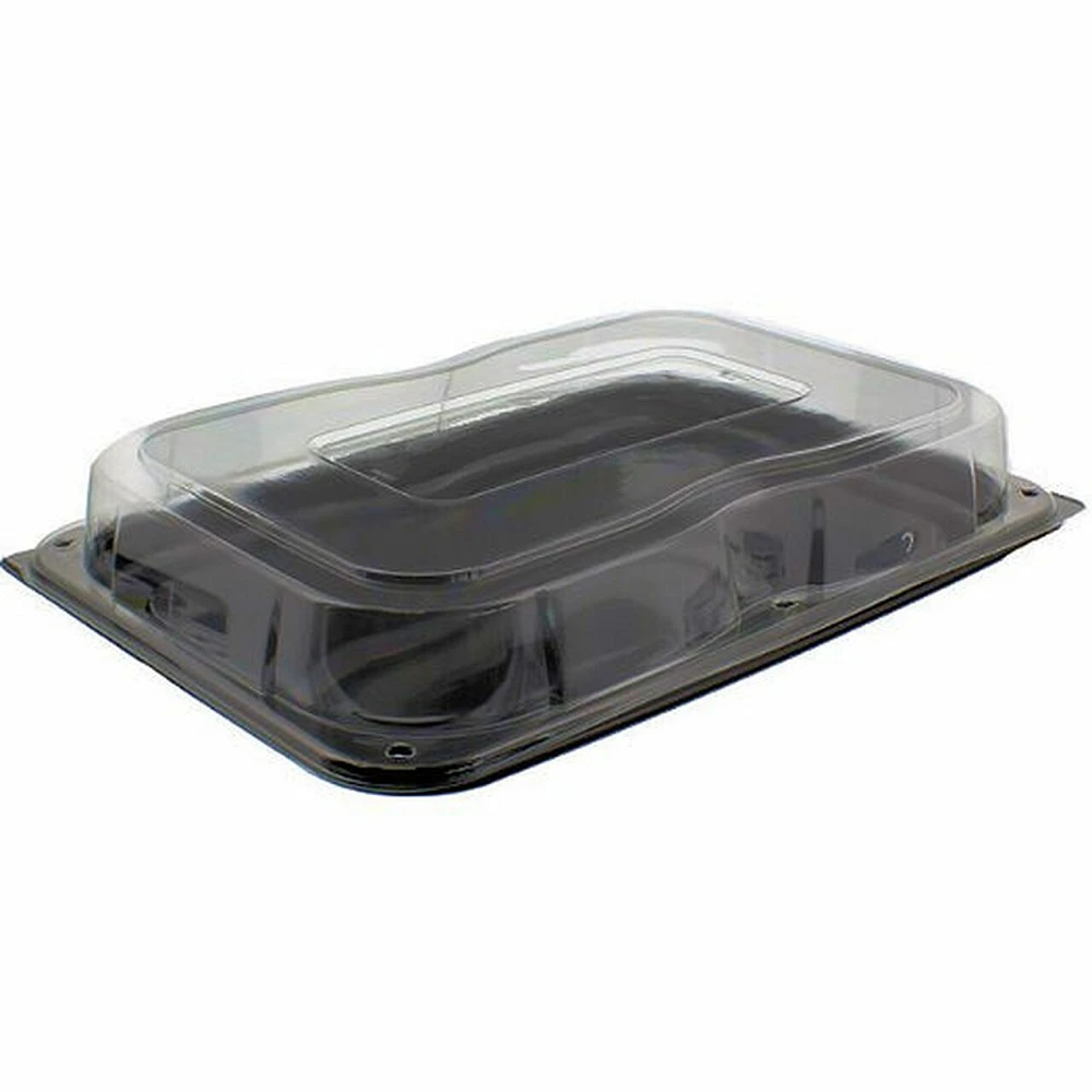 Sabert Ultimate Rectangular Platters & Lids 24cm