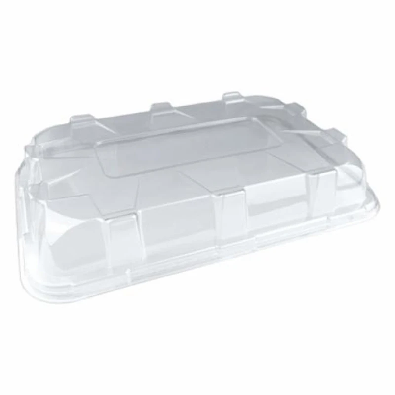  Sabert Ultimate Rectangular Platters Clear Lids 35cm