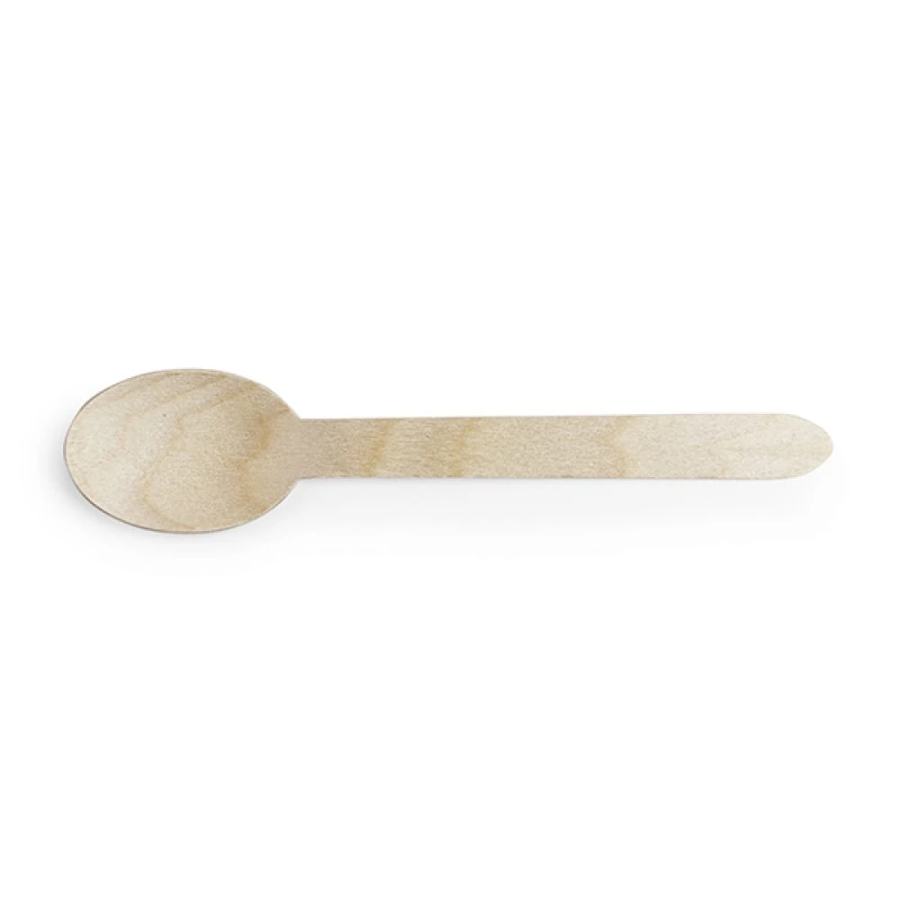  Vegware Compostable Wooden Spoon 165mm 