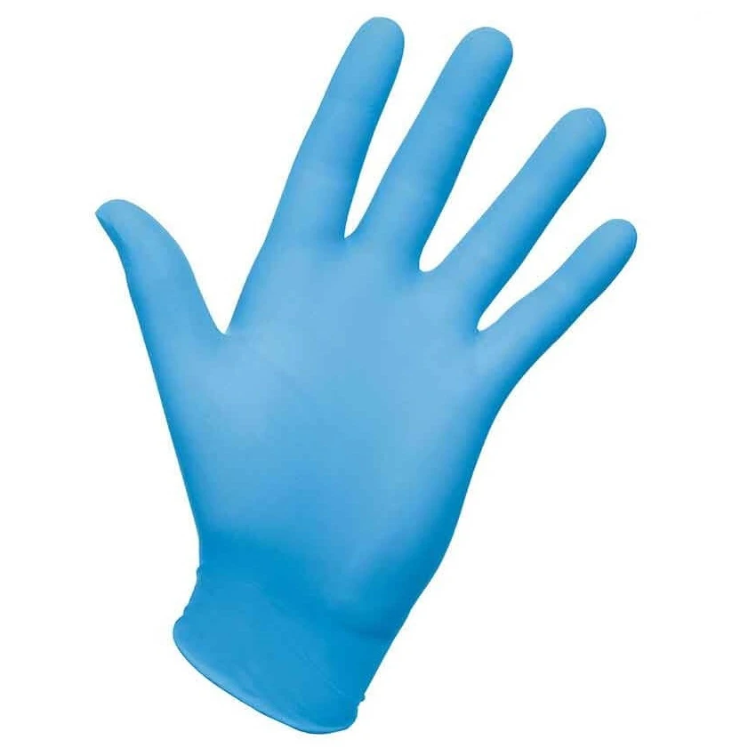 JanSan Vinyl Powdered Gloves Small Blue 