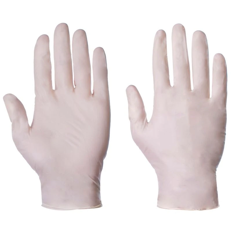 JanSan Latex Powdered Examination Gloves Natural Small