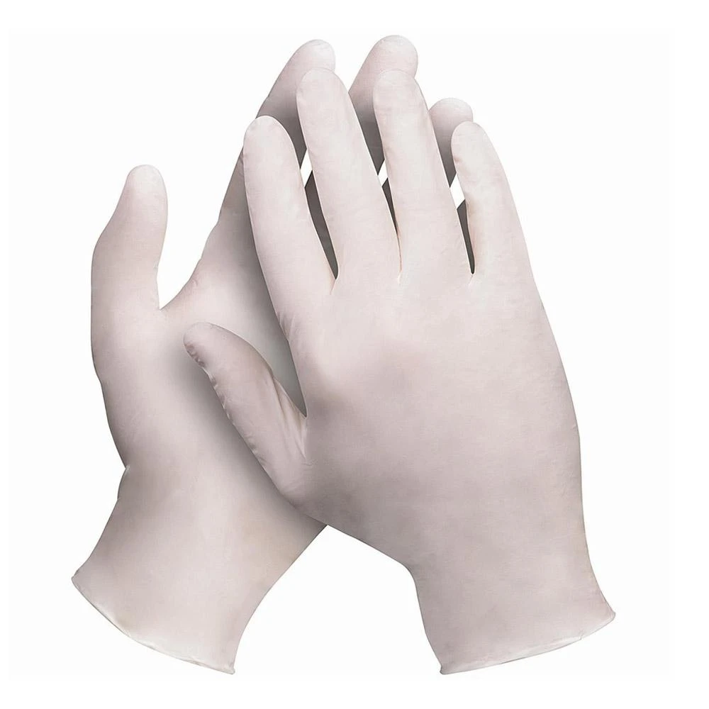  JanSan Nitrile Powder Free Gloves Large White